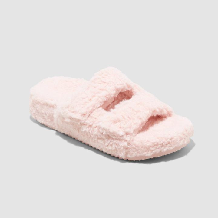 Women's Stella Double Strap Slide Slippers - Stars Above Blush