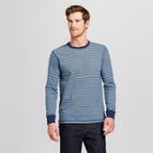 Men's Standard Fit Long Sleeve Front Pocket T-shirt - Goodfellow & Co Jamestown Blue