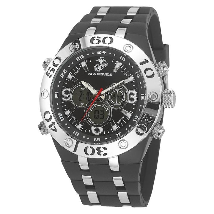 Men's' Wrist Armor U.s. Marine Corps C23 Analog-digital Quartz Watch - Black,