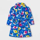 Toddler Girls' Baby Shark Robe - Blue
