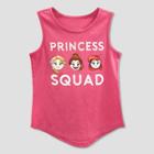 Plus Size Girls' Disney Princess Tank Top - Pink