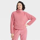 Women's Cozy Cowl Neck Pullover Sweatshirt - All In Motion Rose Red