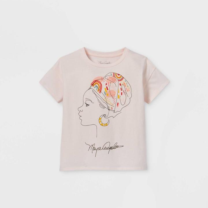 Well Worn Girls' Maya Short Sleeve T-shirt - Off-white