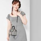 Women's Plus Size Women's Short Sleeve Solid Knit Mini Dress - Wild Fable Charcoal