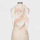 Women's Striped Oversized Square Scarf - Universal Thread,