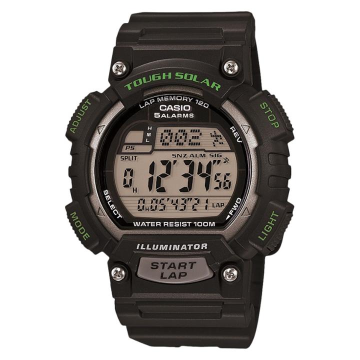 Men's Casio Solar Powered Runner Watch - Black (stls100h-1avcf),