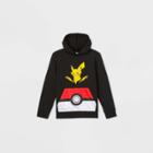 Boys' Pokemon Pickachu Pullover Sweatshirt - Black