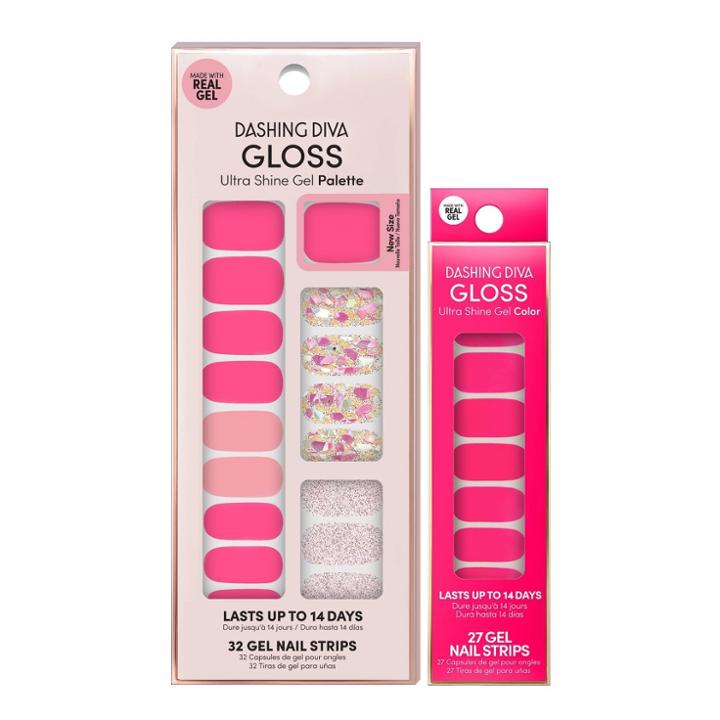 Dashing Diva Gloss Ultra Shine Gel Nail Art Kit - Palm Beach & All Out Diva