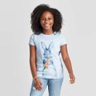 Petitegirls' Short Sleeve Rabbit Print T-shirt - Cat & Jack Blue