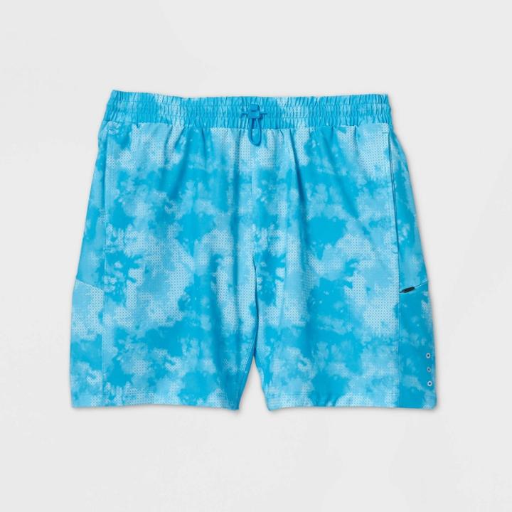 Men's Quick-dry Board Shorts - All In Motion Turquoise S, Men's,