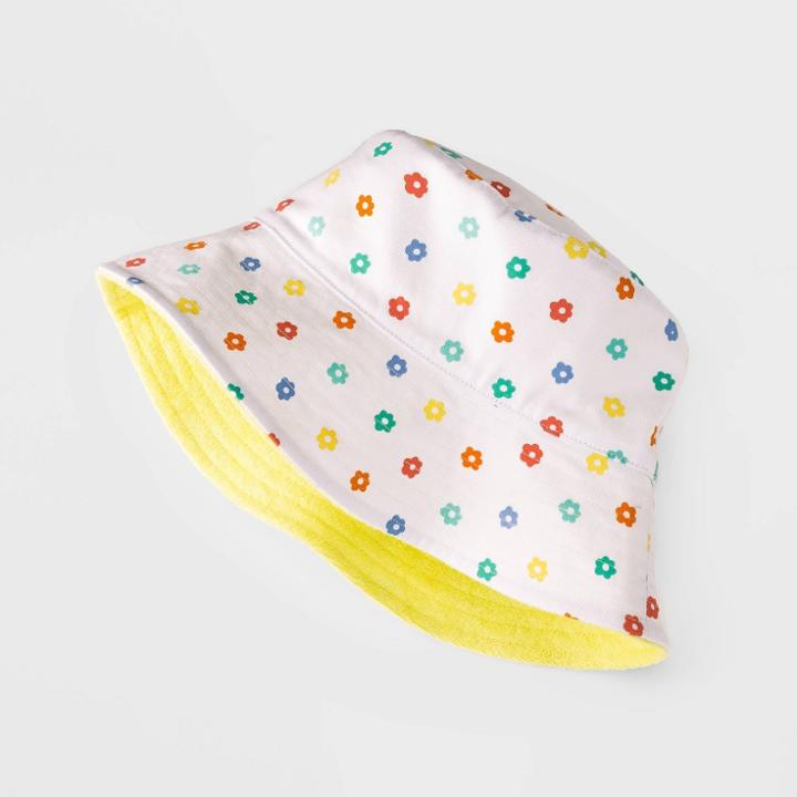 Kids' Reversible Bucket Hat - Cat & Jack White
