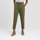 Women's High-rise Ankle Length Jogger Pants - A New Day Green