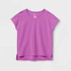 Girls' V-neck T-shirt - All In Motion Violet