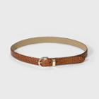 Women's 25mm Croco Bombe Belt - A New Day Coganc