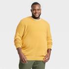 Men's Big & Tall Crew Neck Pullover - Goodfellow & Co Mustard Yellow