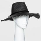 Women's Straw Rancher Hat - Universal Thread - Black