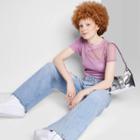 Women's Super-high Rise Baggy Jeans - Wild Fable Medium Wash 00,