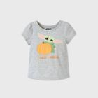 Toddler Girls' Star Wars Baby Yoda Cutest Pumpkin Short Sleeve T-shirt - Heather Gray