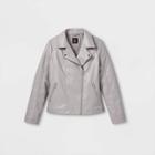 Girls' Moto Jacket - Art Class Gray