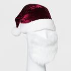 Ugly Stuff Holiday Supply Co. Women's Santa Hat With Beard - Red