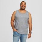 Men's Big & Tall Floral Print Novelty Tank Top - Goodfellow & Co Gray