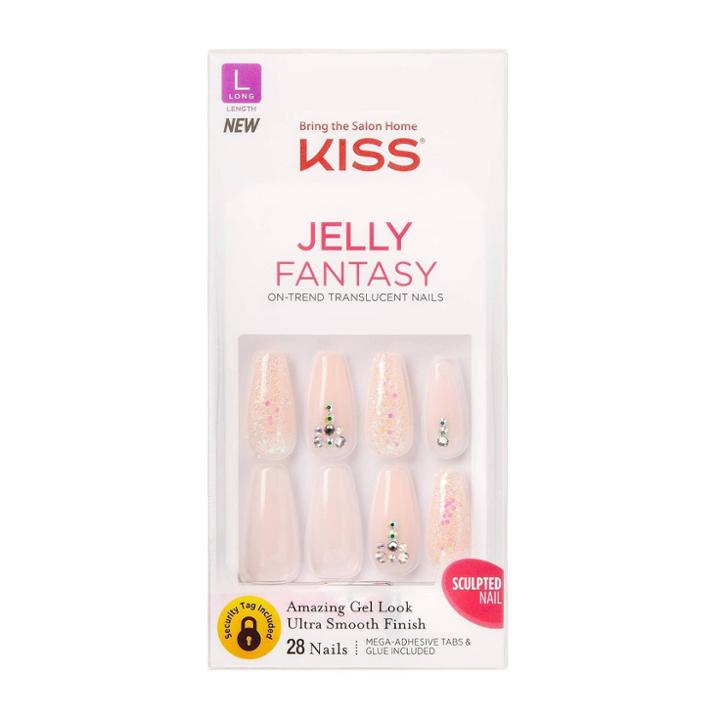 Kiss Nails Kiss Glam Fantasy False Nails - Jelly Jelly