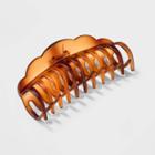 Frosted Jumbo Claw Hair Clip - Universal Thread Orange