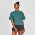 Women's Short Sleeve Boxy T-shirt - Universal Thread Teal Xs, Women's, Blue