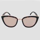 Target Women's Cateye Tort Sunglasses - Brown