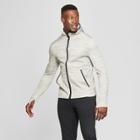 Men's Textured Fleece Full Zip Hoodie - C9 Champion Bleached