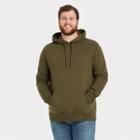 Men's Big & Tall Standard Fit Hooded Sweatshirt - Goodfellow & Co Green