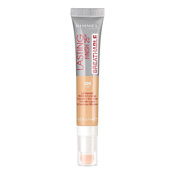 Rimmel Lasting Finish Breathable Concealer 200 Light -0.23 Fl Oz