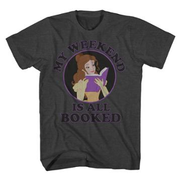Men's Disney Princess My Weekend Is All Booked T-shirt - Charcoal Heather