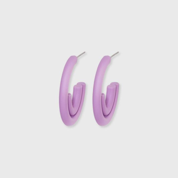 Tubular Sprayed Double Hoop Earrings - Universal Thread
