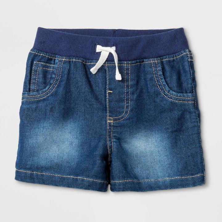 Baby Boys' Jean Shorts Fletcher Wash - Cat & Jack Blue