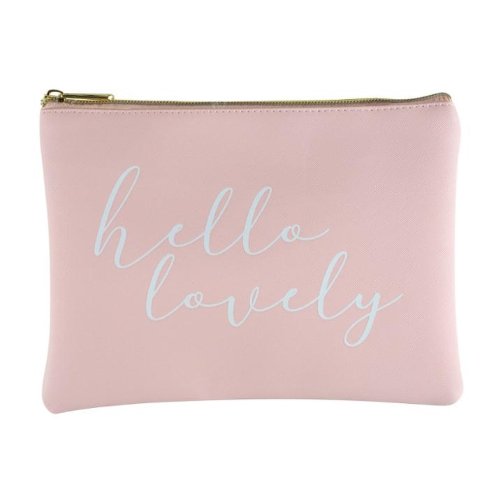 Ruby+cash Zip Cosmetic Bag - Hello