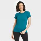Women's Seamless Short Sleeve T-shirt - All In Motion Teal