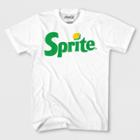 Men's Short Sleeve Coca-cola Sprite Crew T-shirt - White