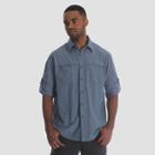 Wrangler Men's Outdoor Long Sleeve Eddie Shirt - Dark Blue