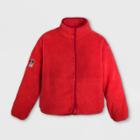 Women's Disney Mickey Mouse Holiday Fleece Jacket - Red Xs - Disney
