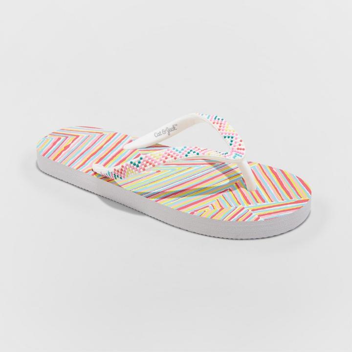 Girls' Haley Flip Flop Sandals - Cat & Jack Pink