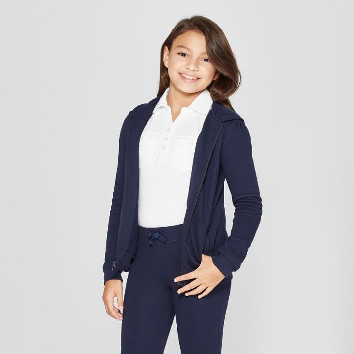 French Toast Girls' Uniform Sweatshirt - Navy