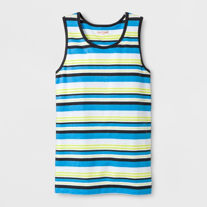 Boys' Stripe Tank Top - Cat & Jack Blue