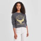 Zoe+liv Women's Stay Gold California Graphic Sweatshirt - Charcoal