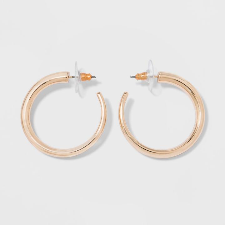 Target Hoop Earrings - A New Day Gold