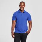 Men's Standard Fit Pique Polo Shirt - Goodfellow & Co Blue