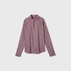 Men's Cozy 1/4 Zip Pullover - All In Motion Dark Berry