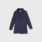 Maternity Snap Sherpa Collar Sweatshirt - Isabel Maternity By Ingrid & Isabel Navy