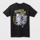 Men's Short Sleeve Disney Cruella De Vil Crew T-shirt - Black/white