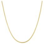 Tiara Gold Over Silver 16 - 22 Adjustable Thick Snake Chain, Yellow
